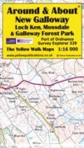 A&A Map New Galloway, Loch Ken, Mossdale & Galloway FP