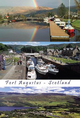 Fort Augustus Composite Postcard