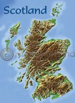 Scotland Map Magnet