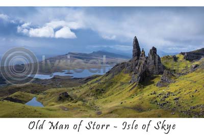 Old Man of Storr, Isle of Skye Postcard