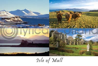 Isle of Mull Composite 1 Postcard