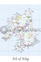 Islay - Islay Map Postcard