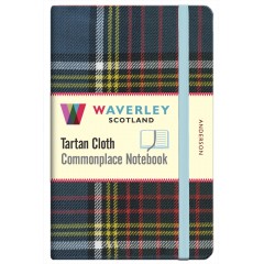 Tartan Cloth Notebook Pocket: Anderson