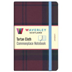 Tartan Cloth Notebook Pocket: Lindsay