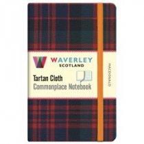Tartan Cloth Notebook Pocket: MacDonald