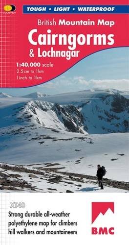 British Mountains Map Cairngorms & Lochnagar