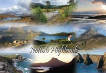 Scottish Highlands Fusion Postcard