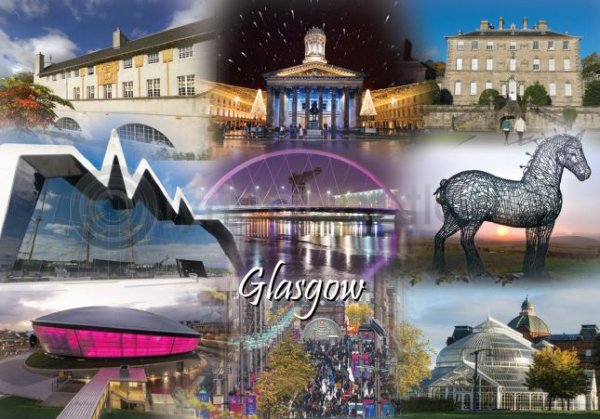 Glasgow Fusion Postcard