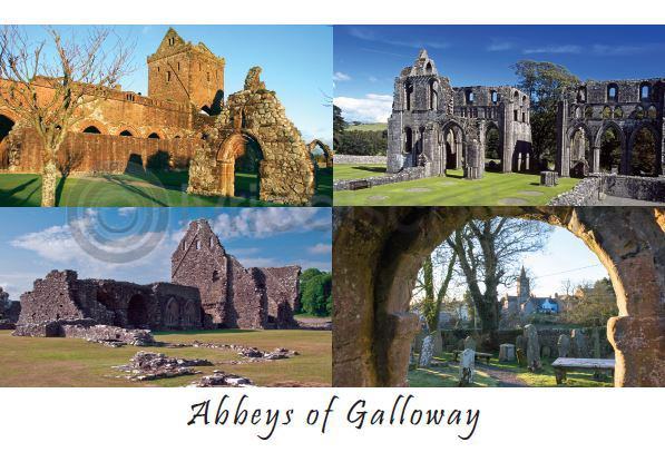 Abbeys of Galloway Postcard