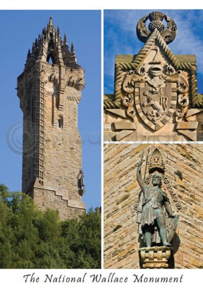 National Wallace Monument Composite 1 Postcard