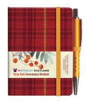 Tartan Cloth Notebook Mini: Rowanberry