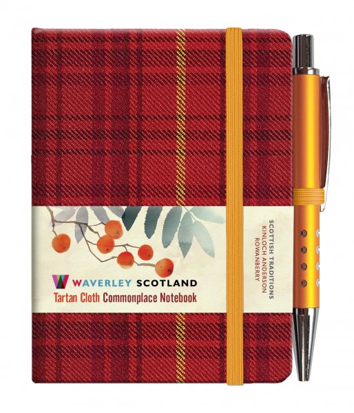 Tartan Cloth Notebook Mini: Rowanberry