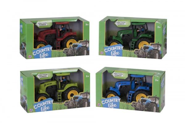 Country Life Tractor Friction Power Small 3 Asst