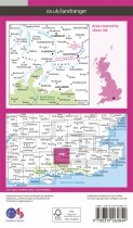 Landranger 186 Aldershot & Guildford, Camberley & Haslemere