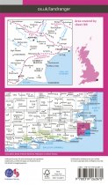 Landranger 189 Ashford & Romney Marsh, Rye & Folkestone