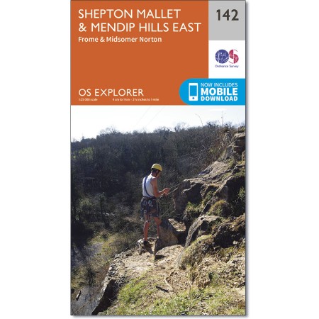 Explorer 142 Shepton Mallet & Mendip Hills East