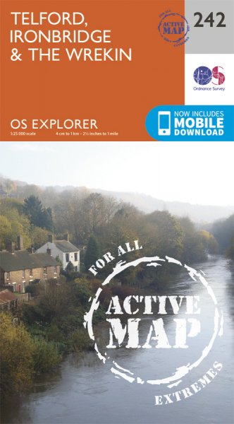 Explorer Active 242 Telford, Ironbridge & the Wrekin