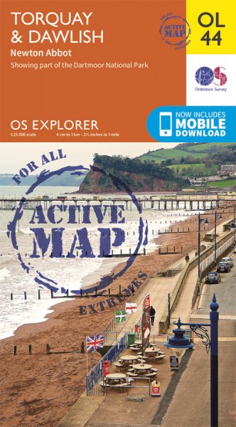 Explorer Active OL 44 Torquay & Dawlish, Newton Abbot