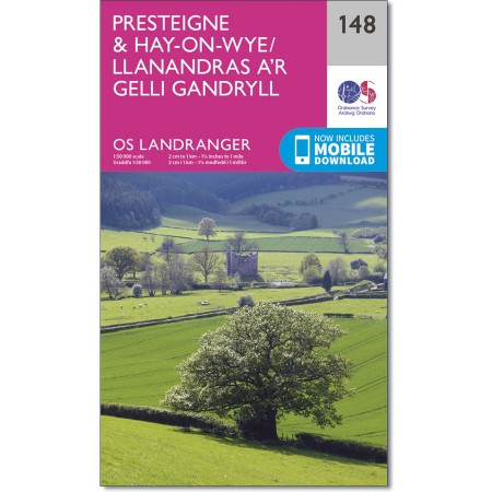 Landranger 148 Presteigne & Hay-on-Wye / Llanandras