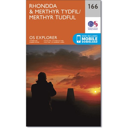 Explorer 166 Rhondda & Merthyr Tydfil