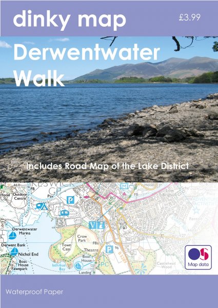 Dinky Map Derwentwater Walk (Waterproof)