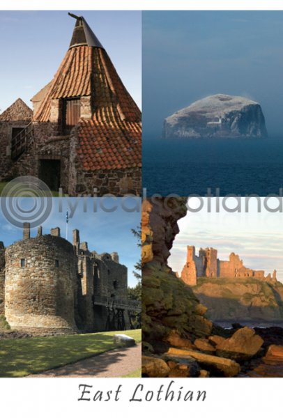 East Lothian Composite Postcard