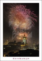Edinburgh Festival Fireworks, Edinburgh Postcard