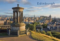 City from Calton Hill, Edinburgh Postcard