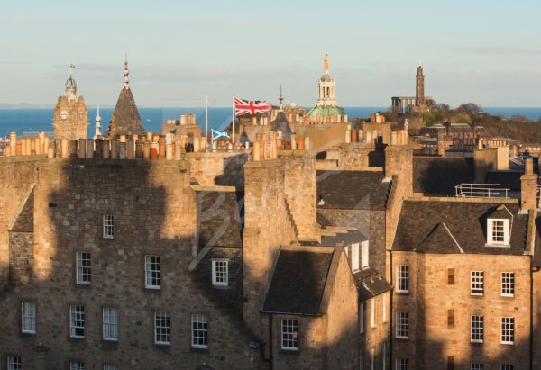 Old Town Skyline, Edinburgh Postcard (H Std CB)
