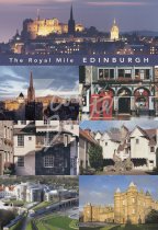 Royal Mile Comp, Edinburgh Postcard