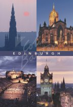 Edinburgh Spires & Tattoo Comp, Edinburgh Postcard