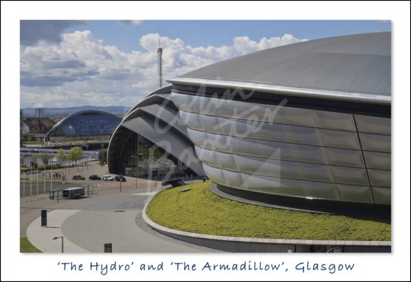 Hydro & Armadillo, Finnieston, Glasgow Postcard