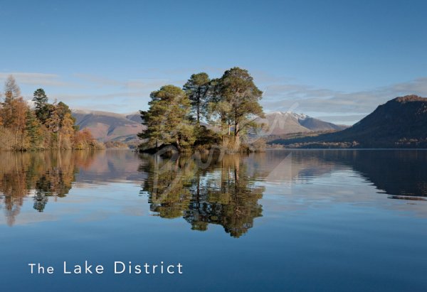 Derwent Water & Blencathra, Lake District Postcard