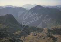 Great Gable from Scafell Pike, Lake District Postcard (H Std CB)
