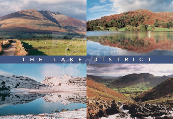 South Lakes Comp, Lake District Postcard