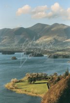 Skiddaw & Derwent Water, Lake District Postcard