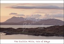 Cuillin Hills beyond Sleat, Isle of Skye Postcard