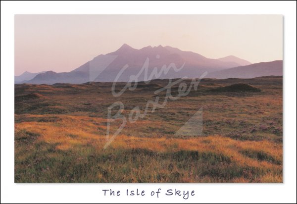 Cuillin Hills, Isle of Skye Postcard (H Std CB)