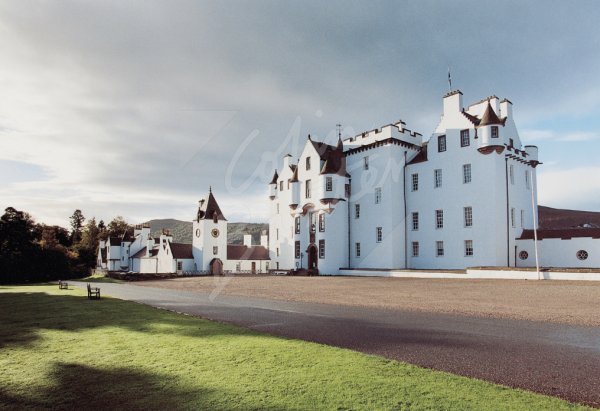 Blair Castle, Perthshire Front Entrance Postcard
