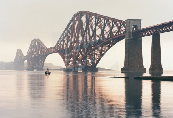 Forth Bridge at dawn Postcard