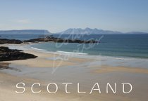 Eigg, Rum & Sands of Morar, Highlands Postcard
