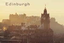 Edinburgh Castle & Balmoral Hotel, Edinburgh 1 Postcard