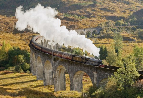Glenfinnan Viaduct, West Highlands 1 Postcard