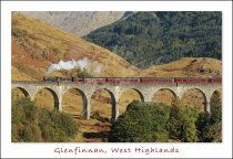 Glenfinnan Viaduct, West Highlands 2 Postcard