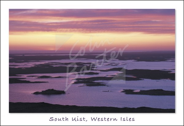Loch Druidibeag, South Uist, Western Isles Postcard