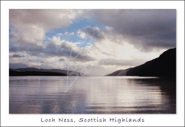 Loch Ness, Highlands Postcard (H Std CB)