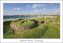 Skara Brae, Mainland, Orkney Postcard