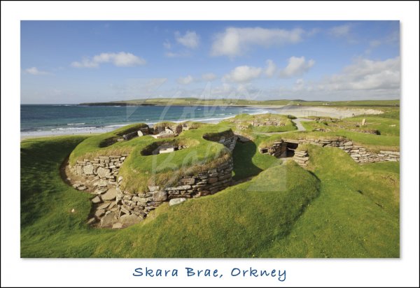Skara Brae, Mainland, Orkney Postcard
