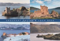 Urquhart Castle & Loch Ness Comp Postcard