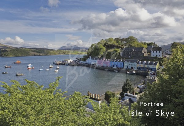 Portree Harbour, Isle of Skye 2 Postcard